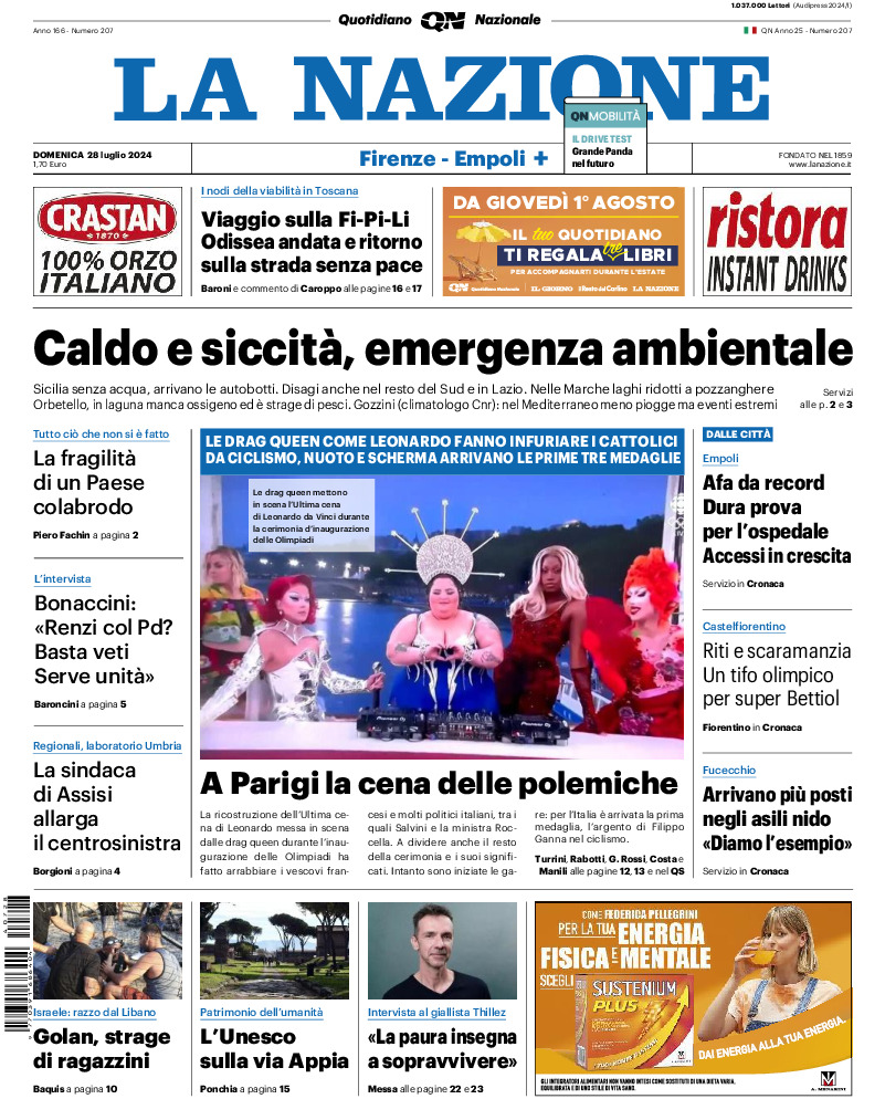 Prima-pagina-la nazione-edizione-di-oggi-20240728